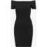 Urban Classics Sukienka z dżerseju black UR621C00D
