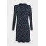 Marks & Spencer London SPOT SWING Sukienka z dżerseju dark blue QM421C043