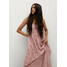 Mango Sukienka letnia Korfu 17040174 Różowy Regular Fit