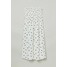 H&M Sukienka z marszczeniem - 0985777008 Biały/Czarne kropki