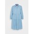 HUGO EGY Sukienka koszulowa light blue HU721C0H8