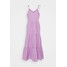 Pieces PCTESS STRAP ANKLE DRESS Długa sukienka sheer lilac PE321C0XE