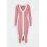 Missguided Petite BUTTON THROUGH CARDI DRESS Sukienka dzianinowa pink M0V21C0C3