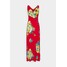 Lauren Ralph Lauren AARIANE SLEEVELESS DAY DRESS Długa sukienka hibiscus/yellow/multi L4221C196