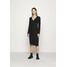 Hollister Co. COZY MIDI DRESS Sukienka etui black H0421C02V