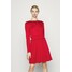 Vila VITINNY WAIST DETAIL DRESS CAMP Sukienka letnia jester red V1021C26N