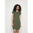 GAP TEE DRESS Sukienka z dżerseju tweed green GP021C0FL