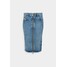 Diesel PENCIL ZIP Spódnica jeansowa denim mid blue DI121B06X