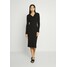 Gina Tricot ELOISE DRESS Sukienka z dżerseju black GID21C077