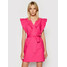 Rinascimento Sukienka codzienna CFC0103605003 Różowy Regular Fit