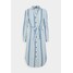 Vero Moda VMAKELA CHAMBRAY LONG SHIRT DRES Sukienka jeansowa light blue denim/white VE121C2PR