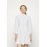 Closet HIGH COLLAR MINI DRESS Sukienka letnia ivory CL921C0RB