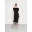Weekday BEYOND DRESS Sukienka z dżerseju black WEB21C01N