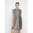 Monki ALVINA BLING DRESS Sukienka koktajlowa silver / black MOQ21C099