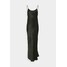 Third Form RUNNING WATER BIAS SLIP DRESS Długa sukienka black T1A21C01G