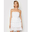 Rinascimento Sukienka letnia CFC0104520003 Biały Regular Fit