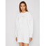 Calvin Klein Jeans Sukienka dzianinowa Essentials J20J216514 Biały Regular Fit