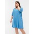Zizzi Sukienka z dżerseju azure blue Z1721C13A