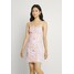 NEW girl ORDER PATCHWORK BODYCON DRESS Sukienka etui multicoloured NEM21C01L