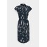 Vero Moda VMANNABELLE DRESS Sukienka koszulowa navy blazer VE121C2RI