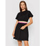 KARL LAGERFELD Sukienka codzienna Logo Tape 215W1352 Czarny Regular Fit