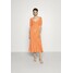 Diane von Furstenberg TEAGAN DRESS Sukienka letnia tomato red DF221C09Y