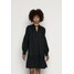 Marc O'Polo DENIM DRESS SMOCK DETAILS AT SLEEVE AND SKIRT LONGSLEEVE Sukienka letnia black OP521C05F