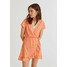 PULL&BEAR MIT PRINT Sukienka letnia orange PUC21C0N3