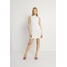 Glamorous SIDE SPLIT SLEEVELESS MINI DRESS WITH HIGH ROUND NECKLINE Sukienka z dżerseju off white GL921C0PW
