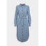 Vero Moda VMAKELA CHAMBRAY LONG SHIRT DRES Sukienka jeansowa medium blue denim VE121C2PR