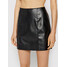 Calvin Klein Jeans Spódnica z imitacji skóry J20J216454 Czarny Slim Fit