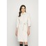 Marella BRONTE Sukienka koszulowa bianco lana M7521C05U
