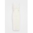 Abercrombie & Fitch TWIST FRONT MIDI DRESS Sukienka dzianinowa cream A0F21C08C
