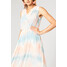 Quiosque Kolorowa plisowana sukienka 4LN001451