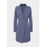 Missguided Tall BASIC WRAP BLAZER DRESS Sukienka letnia blue MIG21C0DS