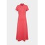 Polo Ralph Lauren SHORT SLEEVE DAY DRESS Długa sukienka pale red PO221C099