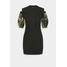Versace Jeans Couture DRESS Sukienka dzianinowa black VEI21C02V