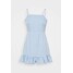 Missguided Petite RUFFLE CAMI DRESS Sukienka letnia blue M0V21C0KU