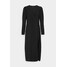 Lindex DRESS MARJORIE SOLID Sukienka letnia black L2E21C011