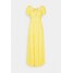 Diane von Furstenberg POPPY DRESS Długa sukienka sunshine yellow DF221C09Z