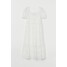 H&M Koronkowa sukienka 0856812001 Biały