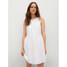 Mango Sukienka letnia Mikonos 17090185 Biały Regular Fit