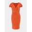 Lauren Ralph Lauren PICA SHORT SLEEVE DAY DRESS Sukienka z dżerseju bright hibiscus L4221C10J