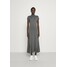 Polo Ralph Lauren SHORT SLEEVE DAY DRESS Długa sukienka boulder grey heather PO221C093