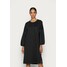 Marc O'Polo DRESS LONG SLEEVE PATCHED POCKET Sukienka letnia dusty black MA321C0PC