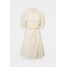 Dorothy Perkins Tall PUFF SLEEVE SHIRT DRESS Sukienka koszulowa stone DOA21C0BF