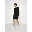 Missguided AYVAN OFF SHOULDER JUMPER DRESS Sukienka dzianinowa black M0Q21C1VR