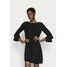 Wallis BLACK SPARKLE DOUBLE FLUTE SHIFT DRESS Sukienka letnia black WL521C0QH