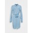 Vero Moda Tall VMVIVIANAMIA SHIRT DRESS Sukienka jeansowa light blue denim VEB21C08Z