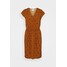 ICHI IHBRUCE Sukienka letnia bombay brown IC221C0H1